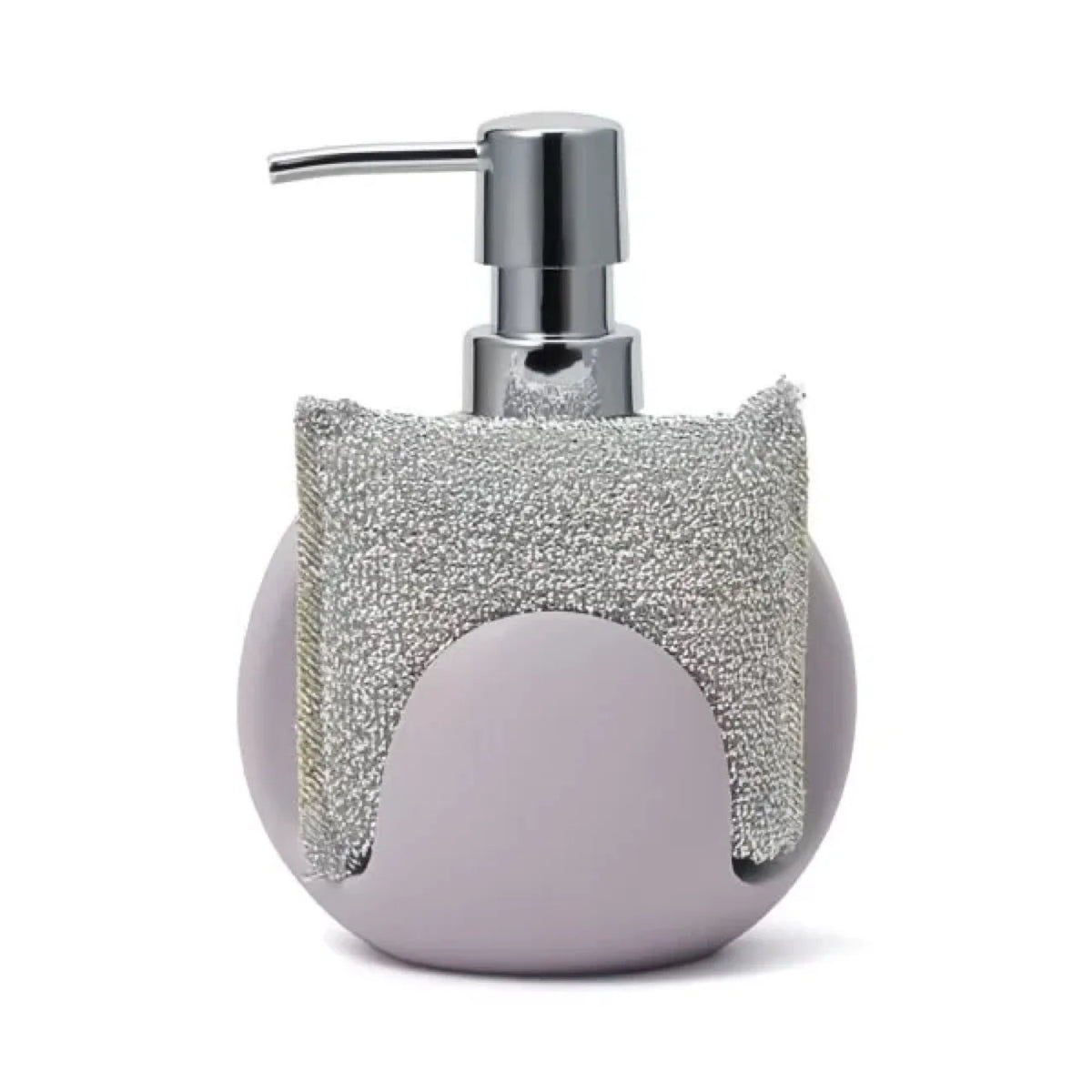 2-in-1 Ceramic Soap Dispenser with Sponge Holder