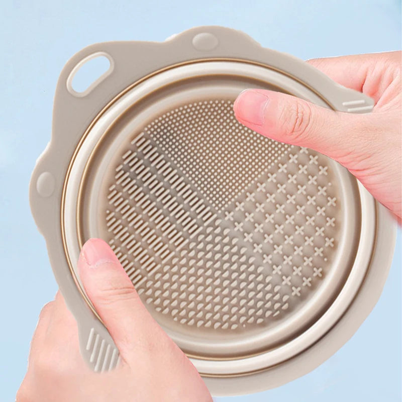 Makeup Brush Cleaning Set with Bowl and Drying Holder