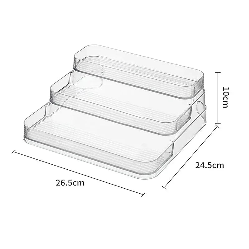 Perfume Organizer Shelf, 3 Tier Clear Skincare Display Stand