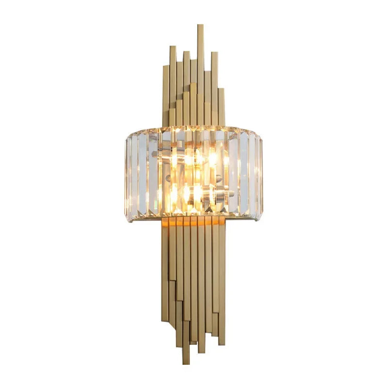 Nordic Crystal Wall Sconce, Up and Down Light for Hallway, E14