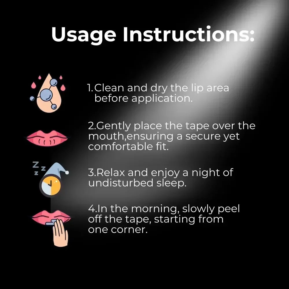 Breathable Mouth Tape | 30 Sleep Strips for Nose Breathing