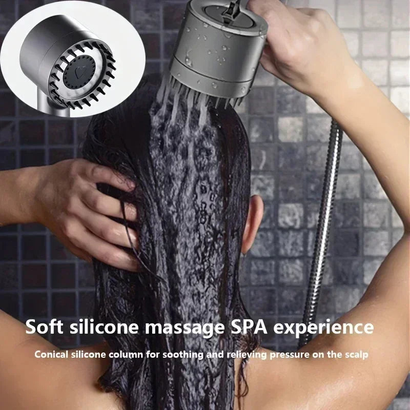 Filtered High-Pressure Handheld Shower Head
