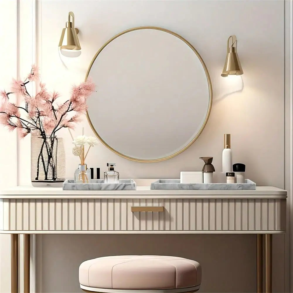 Silicone Vanity Tray, Soft Bathroom and Dresser Organizer Tray