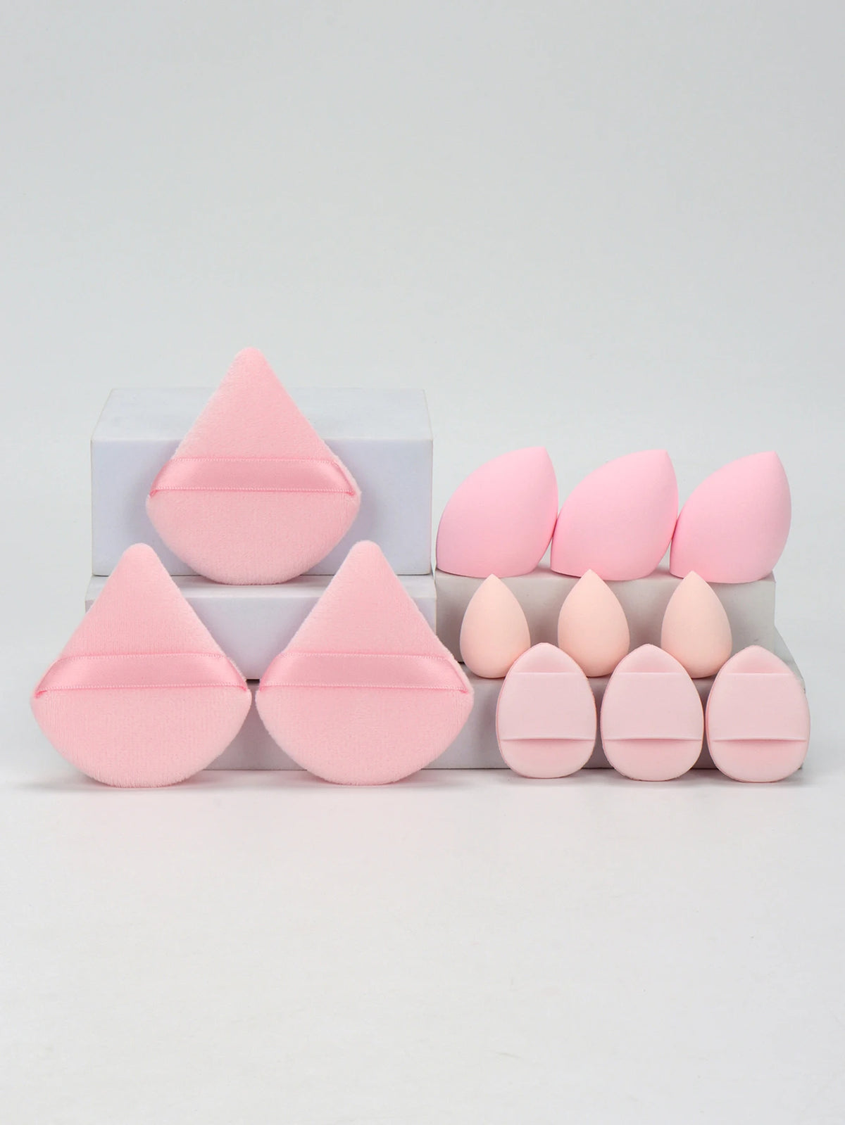 12-Piece Makeup Sponge and Powder Puff Set