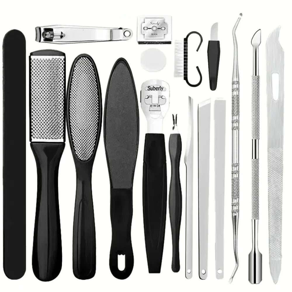 Heavy-Duty Stainless Steel Toenail Clipper Set