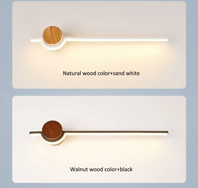 Nordic Bedside LED Wall Lamp, Up and Down Light