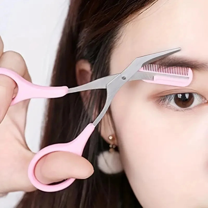 Eyebrow Grooming Set with Razor, Scissors and Comb