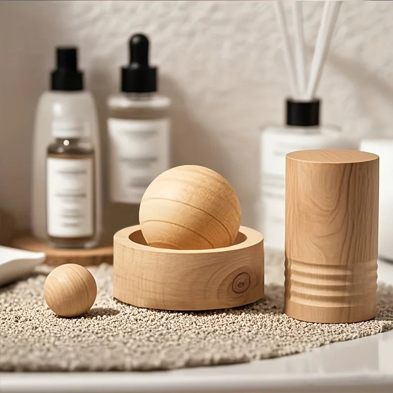 Wooden Essential Oil Diffuser, Mini Non-Electric Aroma Diffuser