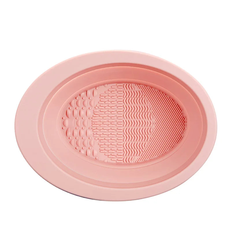 Makeup Brush Cleaning Set with Bowl and Drying Holder
