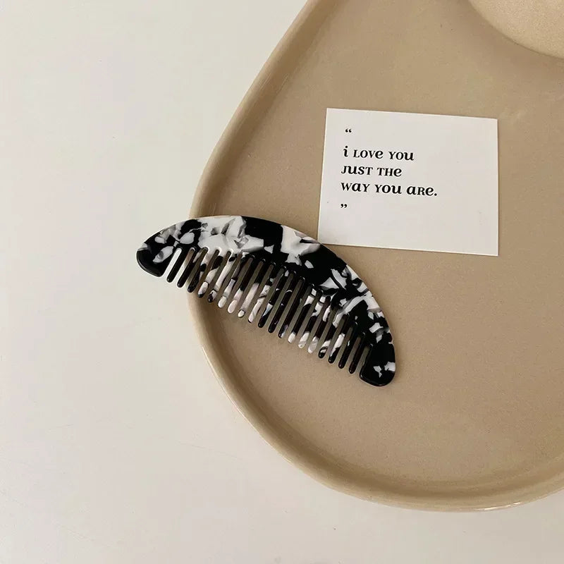 Wide Tooth Hair Comb, Acetate Anti-Static Detangling Comb