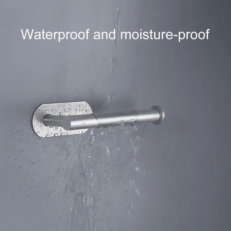 Matte Black Stainless Steel Toilet Paper Holder