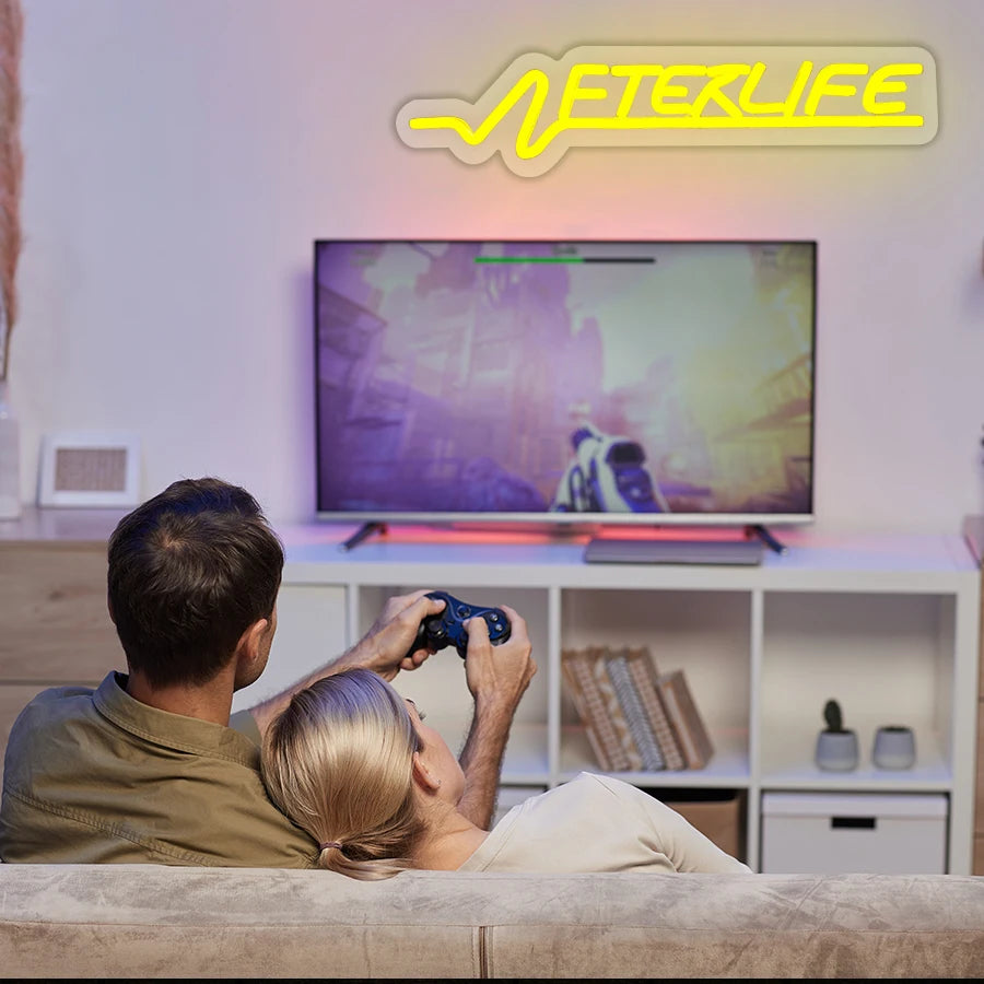 Cyberpunk LED Neon Sign, USB Acrylic Wall Light for Gaming Room
