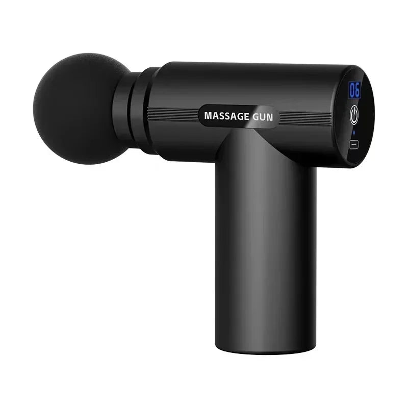 Mini Massage Gun, 6 Speed Handheld Massager with LCD Display