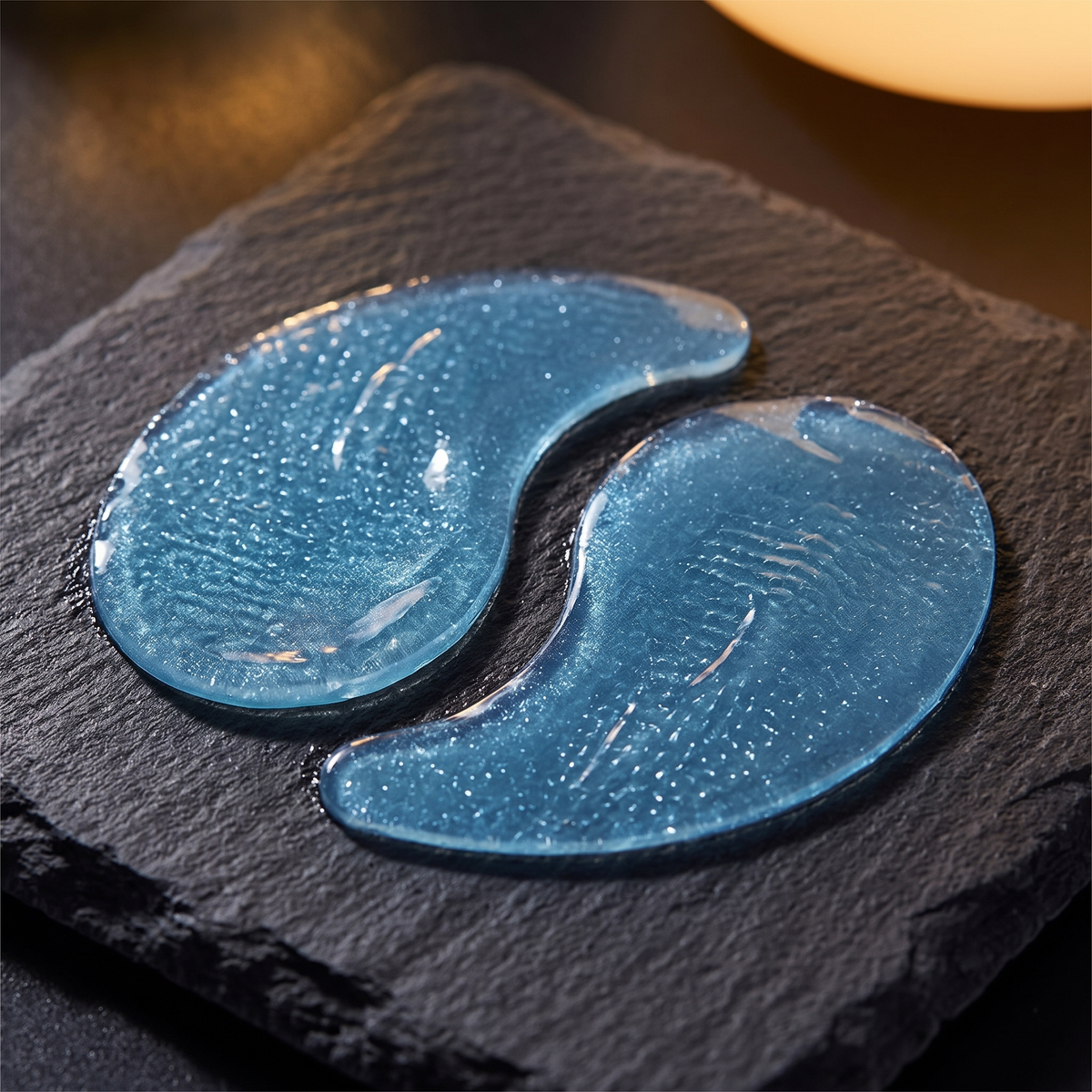 Close-up of a pair of under-eye patches