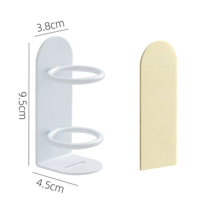 Electric Toothbrush Holder, Wall Mounted Iron Rack with Drain