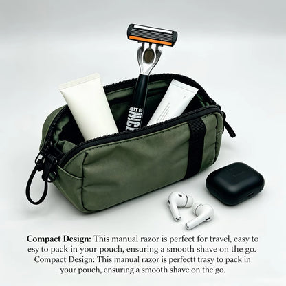 Manual 6-Blade Razor Set with Aloe Strip