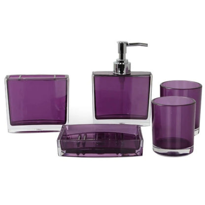 Bathroom Accessories Set, 4 or 5 Piece Countertop Vanity Set