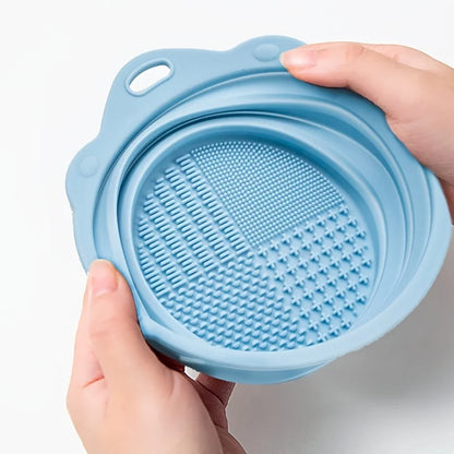 Makeup Brush Cleaning Set with Bowl and Drying Holder