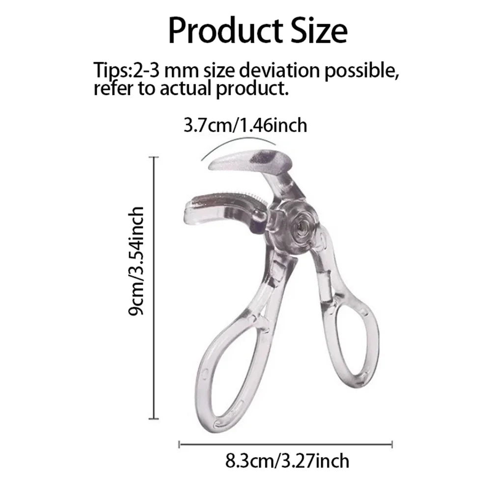 Eyelash Curler with Comb, Dual Clip Wide and Partial Lash Curler
