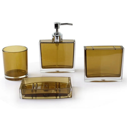 Bathroom Accessories Set, 4 or 5 Piece Countertop Vanity Set