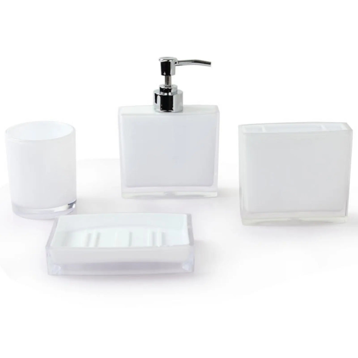 Bathroom Accessories Set, 4 or 5 Piece Countertop Vanity Set
