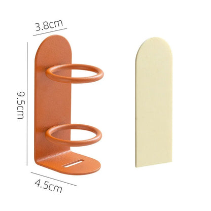 Electric Toothbrush Holder, Wall Mounted Iron Rack with Drain