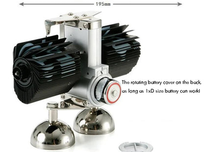 Retro Flip Desk Clock, Mechanical Stainless Steel Table Clock