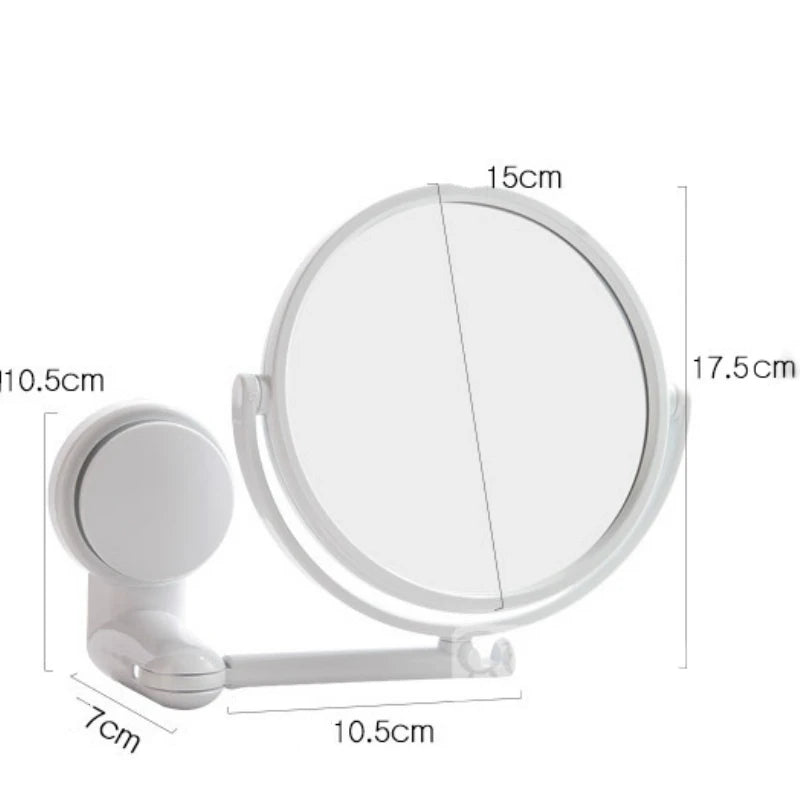 Magnifying Makeup Mirror, Wall Mounted Two Sided 6 Inch Mirror