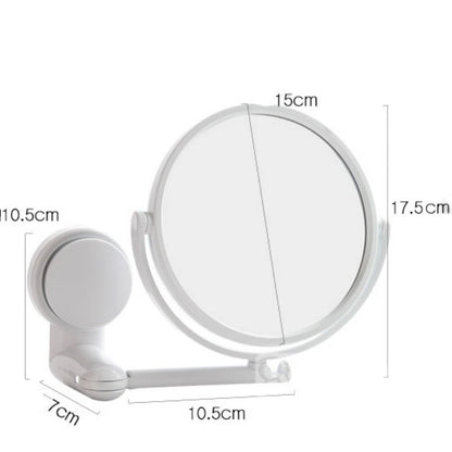 Magnifying Makeup Mirror, Wall Mounted Two Sided 6 Inch Mirror