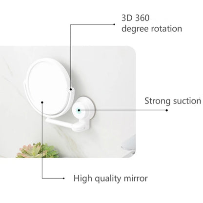 Magnifying Makeup Mirror, Wall Mounted Two Sided 6 Inch Mirror