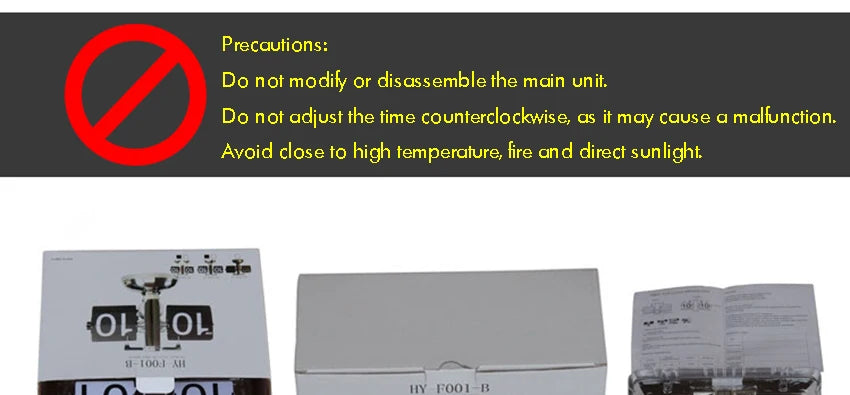 Retro Flip Desk Clock, Mechanical Stainless Steel Table Clock