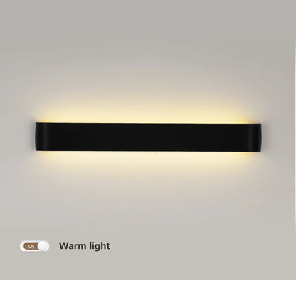 Brushed Aluminum LED Wall Sconce, Up and Down