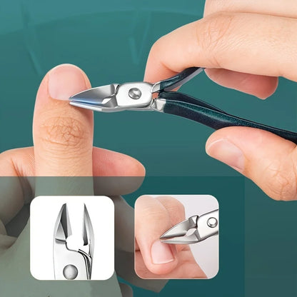 Stainless Steel Manicure Set with Travel Case