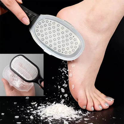 Stainless Steel Foot File with Splash Guard