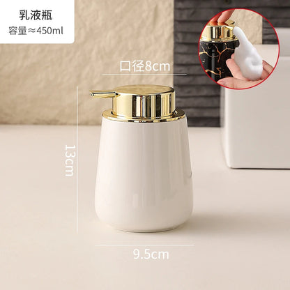 Marble Ceramic Foaming Soap Dispenser, 450ml