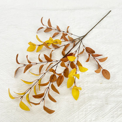 Artificial Eucalyptus Branch, Fall Faux Stem for Vase Decor