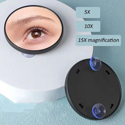 Magnifying Makeup Mirror, Suction Cup 5X, 10X or 15X Mirror