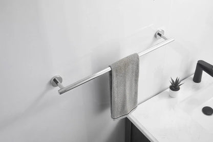 Wall Mounted Towel Bar, Stainless Steel Bathroom Rack, Gold or Black