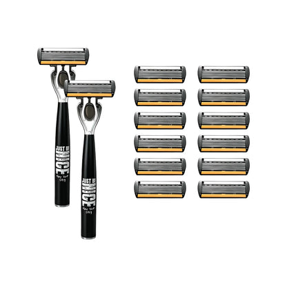 Manual 6-Blade Razor Set with Aloe Strip
