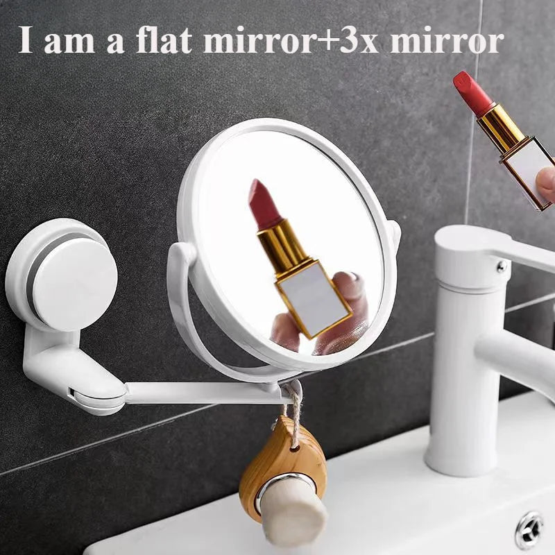 Magnifying Makeup Mirror, Wall Mounted Two Sided 6 Inch Mirror