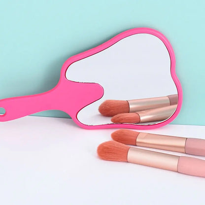 Tooth Shaped Handheld Mirror, Cute Novelty Makeup Mirror