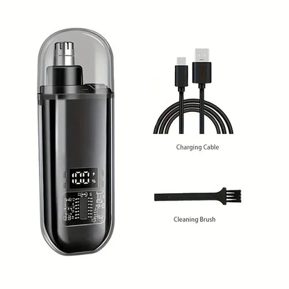 Nose and Ear Hair Trimmer, USB-C Rechargeable Grooming Tool