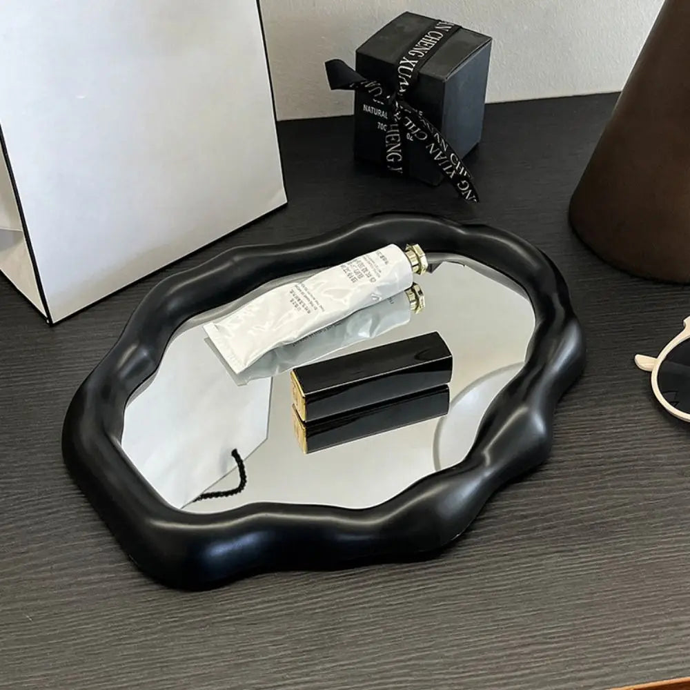 Cloud Wave Folding Desktop Vanity Mirror