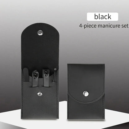 Black and Red Manicure and Pedicure Set