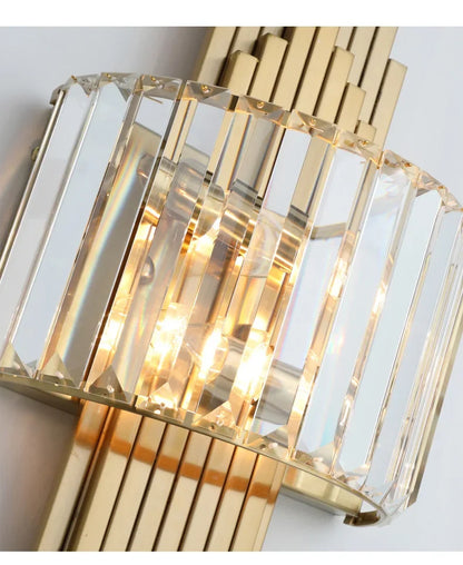 Nordic Crystal Wall Sconce, Up and Down Light for Hallway, E14