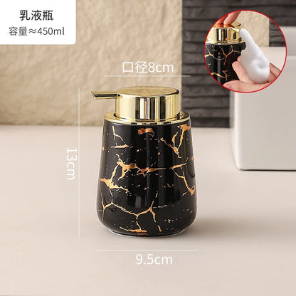 Marble Ceramic Foaming Soap Dispenser, 450ml