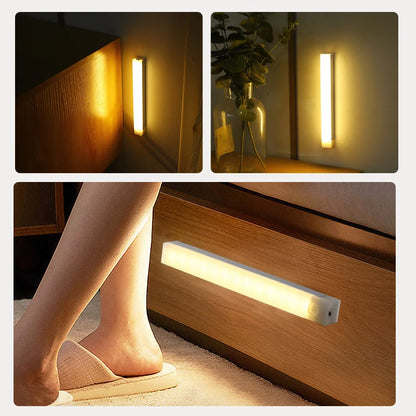 Motion Sensor LED Light Bar, Wireless Rechargeable Closet Light
