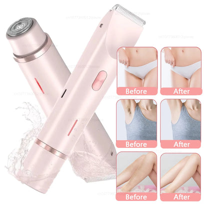 Women's 2-in-1 Rechargeable Electric Shaver