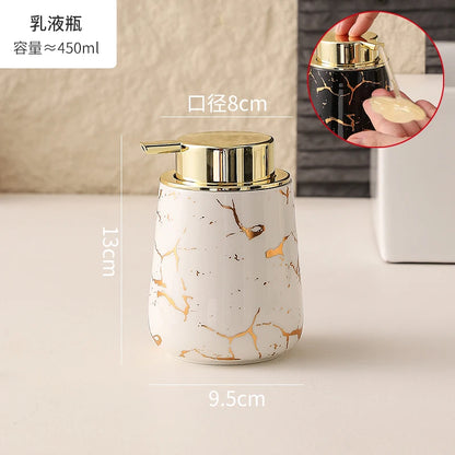 Marble Ceramic Foaming Soap Dispenser, 450ml