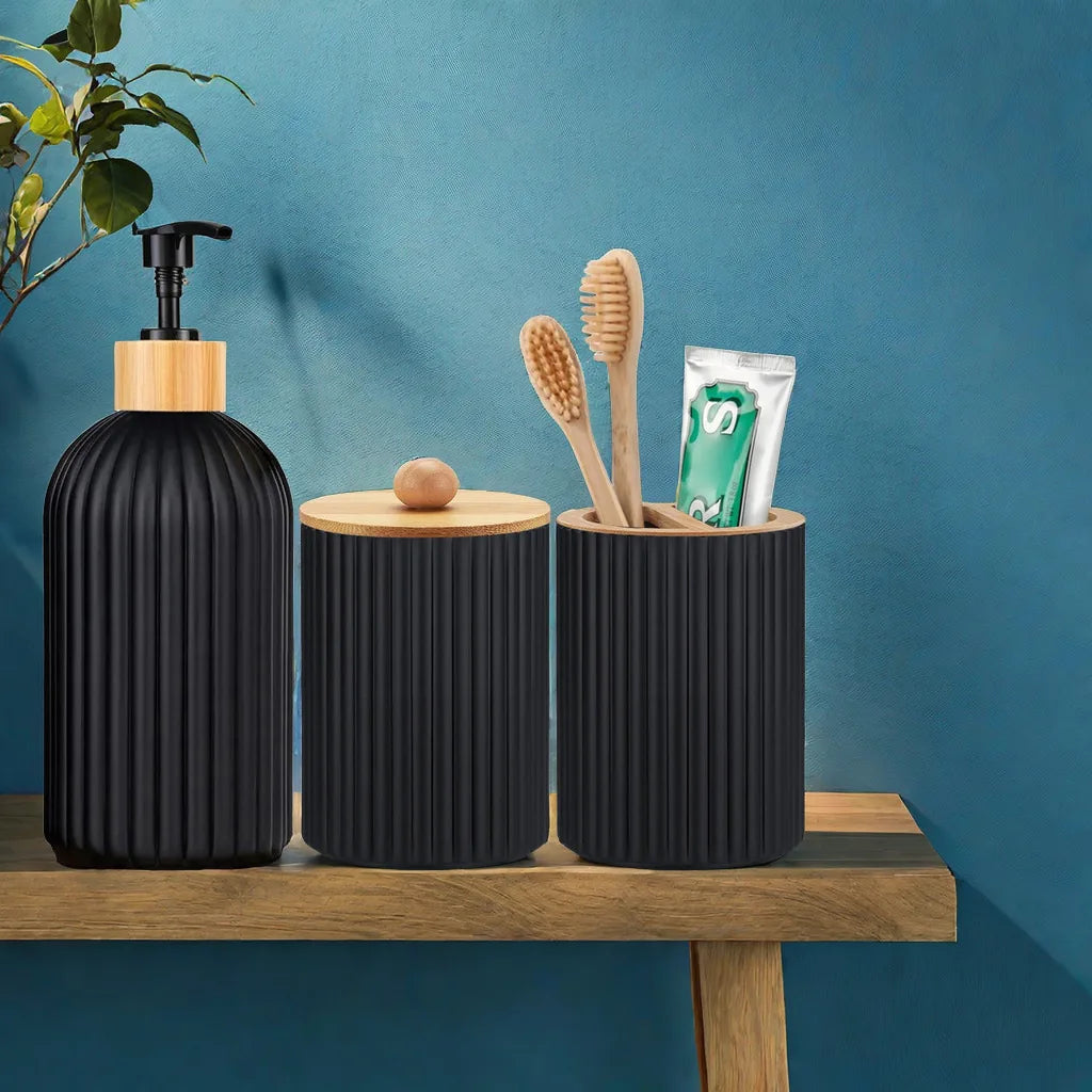 Bathroom Countertop Organizer with Soap Dispenser
